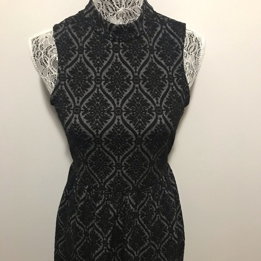 Maurices black and gray dress